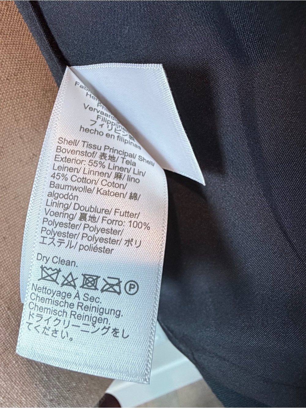 J. Crew Black Linen Women's Blazer - Picture 9 of 10